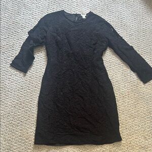 J. Crew Black Lace Dress